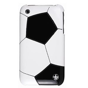 TREXTA iPhone3G/3GS用 本革ケース SNAP ON COVER FOOTBALL SOC-FOBALL