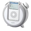 ELECOM iPod Dock�Ή��A���[���T�E���h�V�X�e��(�z���C�g) LDS-IALARMWH