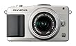 OLYMPUS マイクロ一眼 PEN mini E-PM2 ダブルズームキット シルバー E-PM2 DZKIT SLV
