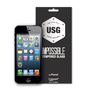 Colorant USG ITG - Impossible Tempered Glass for iPhone 5 �ڶ������饹���վ��ݸ�ե�����