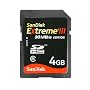 SanDisk EXTREME III SDHC�J�[�h 4GB 30MB/�b �X�����p�b�P�[�W SDSDX3-004G-J31