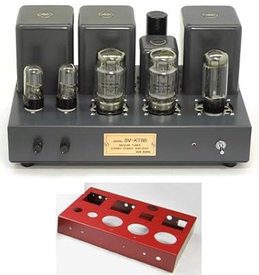 サンオーディオ<SUN AUDIO>SV-KT88(シングル・ステレオ・アンプ)完成品【ワインレッド】
