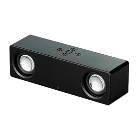 iBUFFALO ���C�����X�X�s�[�J�[&�}�C�NBluetooth2.1�Ή��u���b�N BSSP09BBK