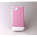 ZENUS iPhone4/4S対応 ケース Leather Bar ホワイト&ピンク 本革 Z204i4
