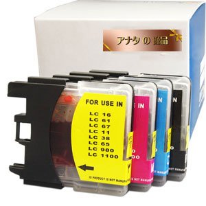 【クリックで詳細表示】brother LC11 4色セット 互換インク