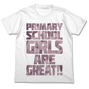 【クリックで詳細表示】ロウきゅーぶ！ 小学生は最高だぜTシャツ ホワイト サイズ：L