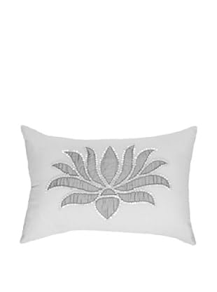 Lotus Pillow, Silver, 12