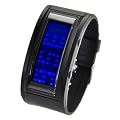 IDEALTIME �X�N���[�� LED �E�H�b�` �����Y �r���v �u���[LED�u���b�N���o�[