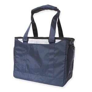 【クリックで詳細表示】LIP1004 3WAYキャリー Lサイズ/ネイビー×ヒッコリー(推奨体重～8KG)