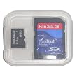 SanDisk 2GB microSD�J�[�h SD�A�_�v�^�t �o���N�i