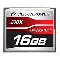 SILICONPOWER 200�{��CF�J�[�h 16GB  SP016GBCFC200V10