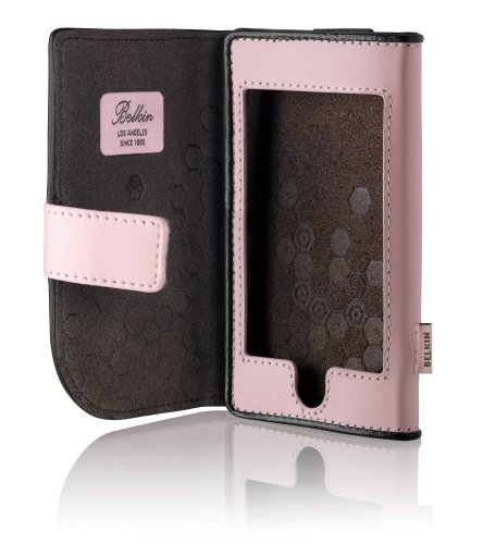  Belkin Leather Folio Case for iPod touch (Cameo Pink/Chocolate)