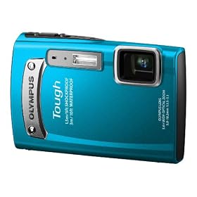OLYMPUS �f�W�^���J���� TG-320 �u���[ 3m�h�� 1.5m�ϗ����Ռ� -10���ϒቷ 1400����f ���w3.6�{�Y�[�� DUAL IS �n�C�r�W�������[�r�[ 2.7�^LCD �L�p28mm 3D�t�H�g�@�\ TG-320 BLU