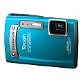 OLYMPUS �f�W�^���J���� TG-320 �u���[ 3m�h�� 1.5m�ϗ����Ռ� -10���ϒቷ 1400����f ���w3.6�{�Y�[�� DUAL IS �n�C�r�W�������[�r�[ 2.7�^LCD �L�p28mm 3D�t�H�g�@�\ TG-320 BLU