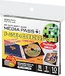 �R�N��S&T CD/DVD�p�\�t�g�P�[�X MEDIA PASS+ 1�����e 10���Z�b�g �� EDC-CML1-10D