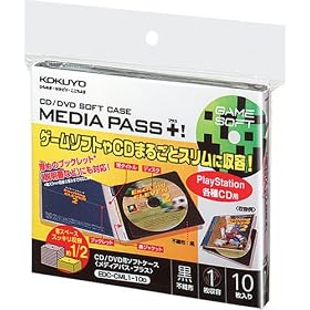 �R�N��S&T CD/DVD�p�\�t�g�P�[�X MEDIA PASS+ 1�����e 10���Z�b�g �� EDC-CML1-10D