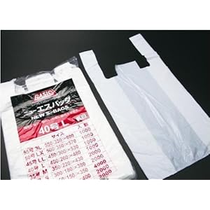 【クリックで詳細表示】レジ袋NSバックエコ50号LX乳白(1袋：100枚入)(業務用)