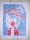  Death Cab For Cutie Franz Ferdinand Silk Screen Poster
