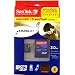 SanDisk 2GB microSD�J�[�h SD�A�_�v�^�t �p�b�P�[�W�i