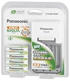 Panasonic EVOLTA �}���[�d��Z�b�g �j�b�P�����f�d�r �P3 (4�{��) �u���X�^�[ K-KJQ91M34R