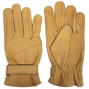【クリックで詳細表示】AXEL バイク用 ツーリング レザーグローブ(キャメルイエロー)天然シープスキン製！