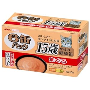 【クリックで詳細表示】15歳からの健康缶 まぐろペースト 40g × 6P