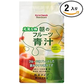 【クリックでお店のこの商品のページへ】朝のフルーツ青汁 7g*15袋入 (2入り)