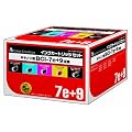 �J���[�N���G�[�V���� CANON BCI-7e�E9BK�݊� 5�p�b�N NIC-7E9BK-5PACK (�u���b�N/�V�A��/�}�[���_/�C�G���[)