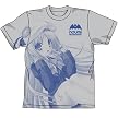 リトルバスターズ!  クドリャフカオールプリントTシャツ ライトグレー サイズ:XL