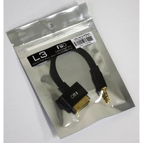 �y���K�A���i�z �I���C�f�d�C Fiio iPod/iPhone/iPad��p�h�b�N�E�I�[�f�B�I�P�[�u�� 8cm L3