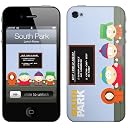 Music Skins iPhone 4/4S 用液晶保護フィルム South Park - Lunch Menu iPhone 4/4S MS-SPRK120133