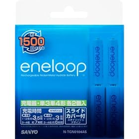 SANYO NEW eneloop �[�d�� �P3�`2��+�P4�`2�Z�b�g(�P3�`�E�P4�`���p) N-TGN0104AS