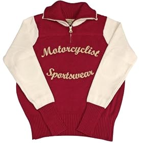 Deluxe Jersey(�f���b�N�X�W���[�W�[) MOTORCYCLIST SPORTSWEAR(���[�^�[�T�C�N���X�g�X�|�[�c�E�F�A) ���b�h���A�C�{���[ S�T�C�Y