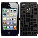 Freshfiber Mondriaan with credit card slot for iPhone 4S/4 Graphite Black
