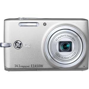 【クリックで詳細表示】GE デジタルカメラ シルバー E1450W SILVER
