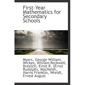 【クリックで詳細表示】First-Year Mathematics for Secondary Schools [ペーパーバック]