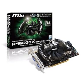 MSI �O���t�B�b�N�{�[�h for NVIDIA N460GTX CYCLONE OC