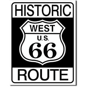 1036 HISTORIC ROUTE 66 / �u���L�Ŕ� TIN SIGN