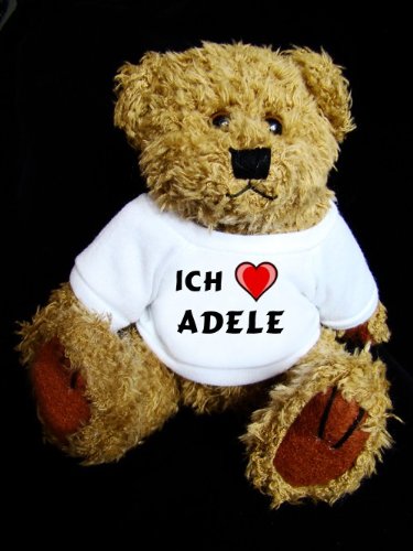  Teddy Bear mit Ich liebe Adele t-shirt