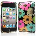 Plastic Case For iPod Touch 4 　プラスチックケース　二つパーツタイプ (505-8)　液晶保護フィルム　USB充電ケーブル付　（全17タイプ）