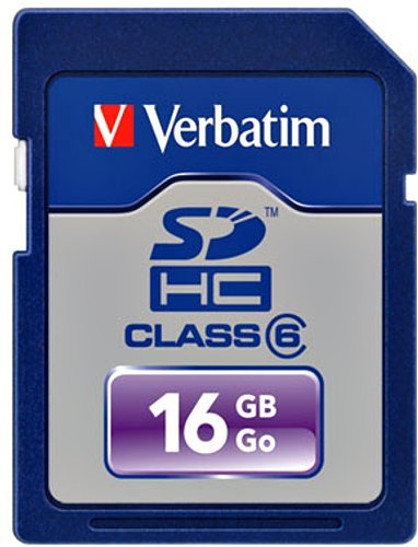 Verbatim SDHC�J�[�h 16GB Class6 SDHC16GRVB �O�H���w���f�B�A (10���̊��z) 3,680