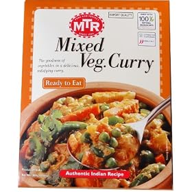 �l�s�q �C���h�� �~�b�N�X�x�W�^�u���J���[ ���g���g �R�O�O�� MTR Mixed Vegetable Curry 10.56oz