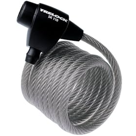 【クリックで詳細表示】TRELOCK(トレロック) SK110 SIL コイルケーブルロック 8mm×180cm