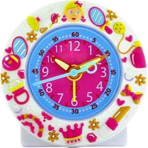  【 ベビーウォッチ / babywatch 】 ◆ ZIP アラームクロック / メイクアップ maquillage [正規輸入品］ ( 子供用 目覚し時計 置き時計 フランス 学習時計 Baby Watch Paris ）