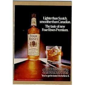1971�N �t�H�A���[�[�X FOUR ROSES �E�B�X�L�[ 1970�N�� �A�����J�G���L�� �C���e���A�|�X�^�[��