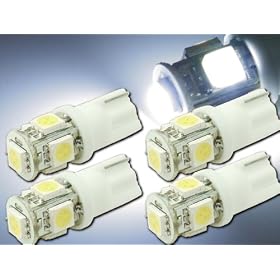 5�A�C�e�^�����P�xLED�o���u���F4�� T10 3Chip 5SMD as02-4