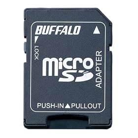 �o�b�t�@���[ microSD�J�[�h��SD�J�[�h�A�_�v�^ RMSD-A/SD