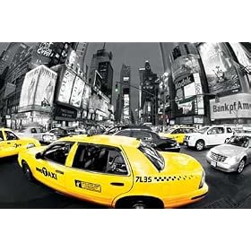 �|�X�^�[��RUSH HOUR TIMES SQUARE �^�C���Y�X�N�G�A�[/ Yellow Cabs���C�G���[�L���u�E�������A���X�̃f�C�X�v���C��!�͗l�ւ�,�C���e���A,�C���[�W�`�G���W
