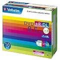 �O�H���w���f�B�A Verbatim DVD+R DL 8.5GB 1��L�^�p 2.4-8�{�� 5mm�P�[�X 10���p�b�N ���C�h����Ή� �z���C�g���[�x�� DTR85HP10V1