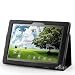 Acase PU ���U�[�P�[�X for Asus Eee Pad Transformer Prime TF201 10.1�^ �u���b�N �i�X�^���h�@�\�t�j
